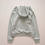 画像をギャラリービューアに読み込む, スプレンディッド サックスブルー クロップ丈 ルーズフィットフーディ SPLENDID SAX-BLUE CROPPED HOODIE WOMENS