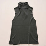 画像をギャラリービューアに読み込む, スプレンディッド グリーン ノースリーブ タートルニット SPLENDID GREEN SLEEVELESS TURTLE KNIT WOMENS