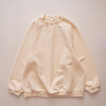 画像をギャラリービューアに読み込む, メイドウェル アイボリー バックボタン ラグラントップ MADEWELL IVORY BACK-BUTTON RAGLAN TOP WOMENS