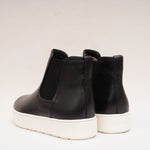 画像をギャラリービューアに読み込む, VINCE ヴィンス ブラック 撥水サイドゴアブーツ レザーハイカットスニーカー BLACK SIDE GORE BOOTS LEATHER HIGH-CUT SNEAKER