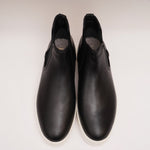 画像をギャラリービューアに読み込む, VINCE ヴィンス ブラック 撥水サイドゴアブーツ レザーハイカットスニーカー BLACK SIDE GORE BOOTS LEATHER HIGH-CUT SNEAKER