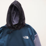 画像をギャラリービューアに読み込む, ノースフェイス ブルー ネイビー フリース プルオーバーフーディ THE NORTH FACE BLUE NAVY FLEECE PULLOVER HOODIE MENS