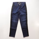 画像をギャラリービューアに読み込む, KARL LAGERFELD PARIS カールラガーフェルド サイドロゴテープ ジーンズ デニムパンツ SIDE LOGO-TAPE JEANS DENIM PANTS WOMEN