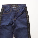 画像をギャラリービューアに読み込む, KARL LAGERFELD PARIS カールラガーフェルド サイドロゴテープ ジーンズ デニムパンツ SIDE LOGO-TAPE JEANS DENIM PANTS WOMEN