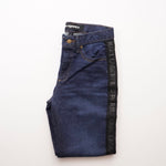 画像をギャラリービューアに読み込む, KARL LAGERFELD PARIS カールラガーフェルド サイドロゴテープ ジーンズ デニムパンツ SIDE LOGO-TAPE JEANS DENIM PANTS WOMEN