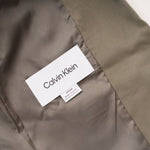 画像をギャラリービューアに読み込む, CK カルバンクライン グリーン リラックスフィット テイラードジャケット CALVIN KLEIN GREEN LOOSE FIT TAILORED JACKET WOMENS