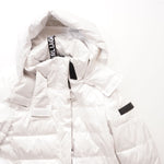 画像をギャラリービューアに読み込む, KARL LAGERFELD PARIS カールラガーフェルド ホワイト ダウンパファー ロングコート WHITE DOWN PUFFER LONG COAT WOMEN
