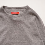 画像をギャラリービューアに読み込む, アドラーブル ウール混 ビッグシルエット 140番手ブークレーニットカットソー ライトグレー ADOLUVLE BIG L/S SWEATER L.GRAY