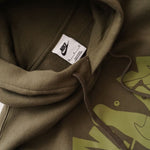 画像をギャラリービューアに読み込む, ナイキ クラブフリース グリーン グラフィック フーディ パーカー NIKE CLUB FLEECE GREEN GRAPHIC HOODIE