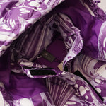 画像をギャラリービューアに読み込む, アディダス ステラマッカートニー パープル プリント パファージャケット 中わた フード付き ADIDAS × STELLA MCCARTNEY PURPLE PRINT PUFFER JACKET WOMEN