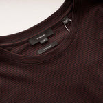 画像をギャラリービューアに読み込む, ヴィンス マイクロストライプ ボーダー ロングスリーブTシャツ VINCE MICRO STRIPE LONG-SLEEVE T-SHIRT MEN