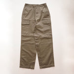 画像をギャラリービューアに読み込む, CK カルバンクライン オリーブ ワイドレッグ カーゴパンツ CALVIN KLEIN OLIVE WIDE LEG CARGO PANT WOMENS