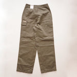 画像をギャラリービューアに読み込む, CK カルバンクライン オリーブ ワイドレッグ カーゴパンツ CALVIN KLEIN OLIVE WIDE LEG CARGO PANT WOMENS