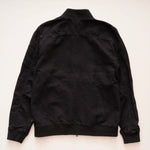 画像をギャラリービューアに読み込む, AG/ADRIANO GOLDSCHMIED エージー ブラック コットン リネン ブルゾン MA-1 デニムジャケット BLACK COTTON LINEN BLOUSON MA-1 DENIM JACKET MEN