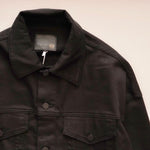 画像をギャラリービューアに読み込む, AG/ADRIANO GOLDSCHMIED エージー ブラック ブルゾン デニムジャケット BLACK BLOUSON DENIM JACKET MEN