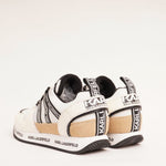 画像をギャラリービューアに読み込む, KARL LAGERFELD PARIS カールラガーフェルド ホワイトブラック ロゴテープ スニーカー WHITE BLACK LOGO TAPE SNEAKERS WOMEN