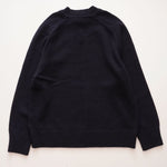 画像をギャラリービューアに読み込む, CK カルバンクライン ネイビー Vネックニット コットンセーター CALVIN KLEIN NAVY COTTON KNIT V-NECK SWEATER WOMENS