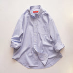 画像をギャラリービューアに読み込む, アドラーブル サックスブルー リラックスフィット オックスフォードシャツ ADOLUVLE ORIGINAL SAX-BLUE RELAX-FIT OXFORD SHIRT