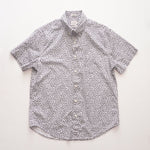 画像をギャラリービューアに読み込む, ジェークルー ホワイト 半袖 フラワー柄 ボタンダウンシャツ J.CREW WHITE FLOWER S/S B.D.SHIRTS CLASSIC 100'S 2-PLY YARNS MENS