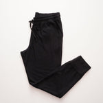 画像をギャラリービューアに読み込む, スプレンディッド ブラック ウエストコード ジョガーパンツ SPLENDID BLACK WAIST CORD JOGGER PANT WOMENS
