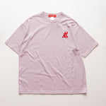 画像をギャラリービューアに読み込む, アドラーブル オリジナル ピンクパープル ビッグシルエット ロゴ Tシャツ ドロップショルダー ADOLUVLE ORIGINAL PINK PURPLE LOGO TEE DROP-SHOULDER LOOSE-FIT MADE IN JAPAN