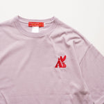 画像をギャラリービューアに読み込む, アドラーブル オリジナル ピンクパープル ビッグシルエット ロゴ Tシャツ ドロップショルダー ADOLUVLE ORIGINAL PINK PURPLE LOGO TEE DROP-SHOULDER LOOSE-FIT MADE IN JAPAN