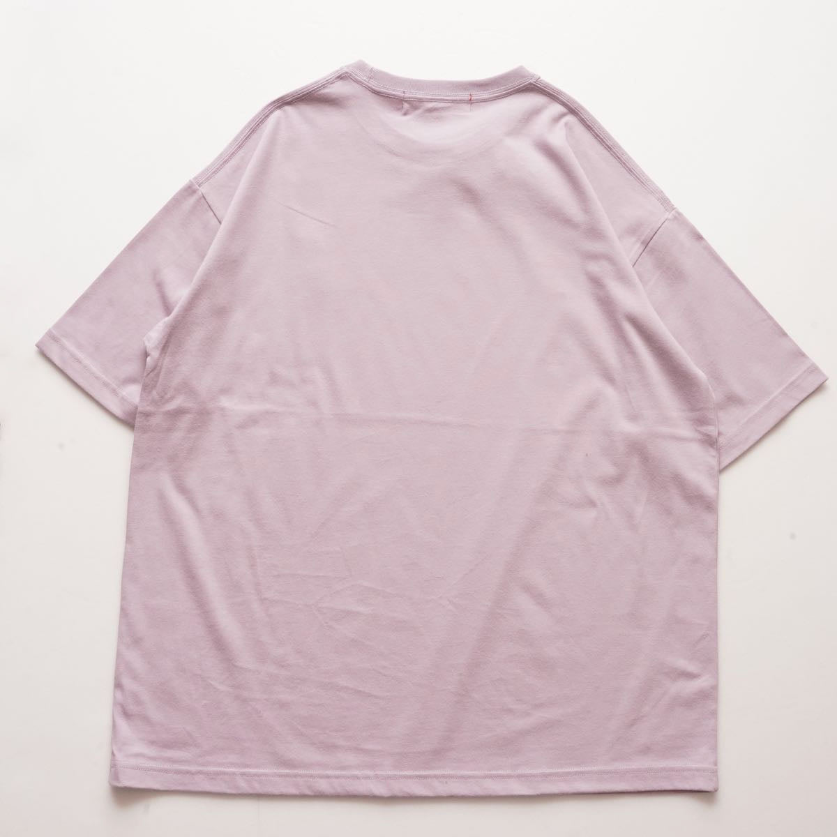 アドラーブル オリジナル ピンクパープル ビッグシルエット ロゴ Tシャツ ドロップショルダー ADOLUVLE ORIGINAL PINK PURPLE LOGO TEE DROP-SHOULDER LOOSE-FIT MADE IN JAPAN