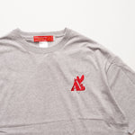 画像をギャラリービューアに読み込む, アドラーブル オリジナル グレー ビッグシルエット ロゴ Tシャツ ドロップショルダー ADOLUVLE ORIGINAL GRAY LOGO TEE DROP-SHOULDER LOOSE-FIT MADE IN JAPAN