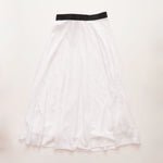 画像をギャラリービューアに読み込む, KARL LAGERFELD PARIS カールラガーフェルド ホワイト メッシュ マキシ スカート WHITE MESH MAXI SKIRT WOMEN