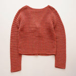 画像をギャラリービューアに読み込む, ヴィンス マールド クロシェ編み クロップド Vネック カーディガン VINCE MARLED CROCHET V-NECK CARDIGAN WOMEN