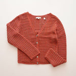 画像をギャラリービューアに読み込む, ヴィンス マールド クロシェ編み クロップド Vネック カーディガン VINCE MARLED CROCHET V-NECK CARDIGAN WOMEN