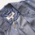 画像をギャラリービューアに読み込む, スプレンディッド ライトインディゴ ジャケット シャンブレー ボーイフレンドフィット ブレザー SPLENDID LIGHT-INDIGO JACKET CHAMBRAY BOYFRIEND-FIT BLAZER WOMENS