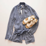 画像をギャラリービューアに読み込む, スプレンディッド ライトインディゴ ジャケット シャンブレー ボーイフレンドフィット ブレザー SPLENDID LIGHT-INDIGO JACKET CHAMBRAY BOYFRIEND-FIT BLAZER WOMENS