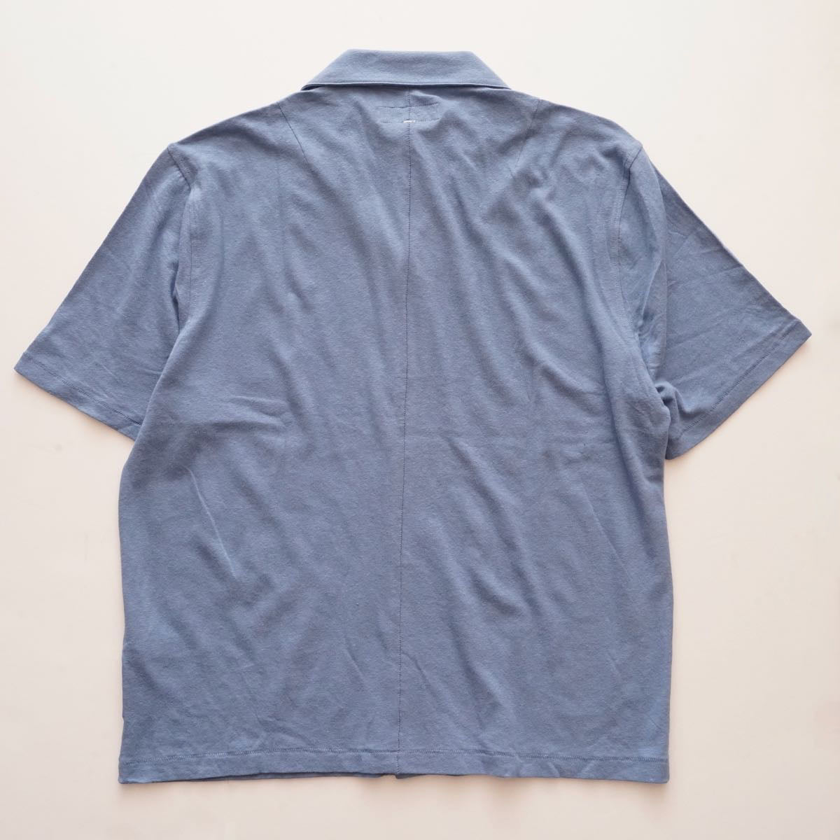 RAG&BONE ラグアンドボーン ブルー オープンカラーシャツ BLUE OPEN COLLAR SHIRT MENS