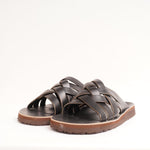 画像をギャラリービューアに読み込む, THE SANDALMAN WEAVE サンダルマン ウィーヴ ブラック クロムエクセル サンダル アメリカ製 BLACK CHROMEXCEL WOODSTOCK SOLE MADE IN USA MEN