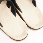 画像をギャラリービューアに読み込む, THE SANDALMAN 501 BEACH WIDE サンダルマン 501ビーチワイド ブラック× ホワイト ブルハイド サンダル アメリカ製 BLACK WHITE BULLHIDE MADE IN USA MEN