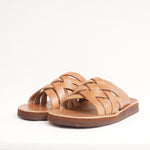 画像をギャラリービューアに読み込む, THE SANDALMAN WEAVE サンダルマン ウィーヴ タン クロムエクセル サンダル アメリカ製 TAN CHROMEXCEL WOODSTOCK SOLE MADE IN USA MEN