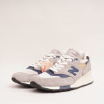 画像をギャラリービューアに読み込む, NEW BALANCE TEDDY SANTIS U998TA ニューバランス テディ・サンティス グレー×ネイビー スウェード メッシュ レザー スニーカー GRAY SUEDE MESH SUEDE × NAVY LEATHER SNEAKERS MADE IN USA