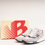 画像をギャラリービューアに読み込む, NEW BALANCE TEDDY SANTIS U998TA ニューバランス テディ・サンティス グレー×ネイビー スウェード メッシュ レザー スニーカー GRAY SUEDE MESH SUEDE × NAVY LEATHER SNEAKERS MADE IN USA