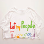画像をギャラリービューアに読み込む, LEVI'S リーバイス ホワイト レインボープリント リラックスフィット Tシャツ WHITE RAINBOW PRINT RELAX FIT TEE T SHIRT WOMENS