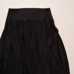 画像をギャラリービューアに読み込む, スプレンディッド ブラック アシンメティカル ギャザースカート SPLENDID BLACK ASYMMETRICAL GATHER SKIRT WOMENS