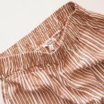 画像をギャラリービューアに読み込む, スプレンディッド ブラウン×ホワイト ストライプ柄 イージーワイドパンツ SPLENDID BROWN×WHITE STRIPED EASY WIDE PANT WOMENS