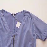 画像をギャラリービューアに読み込む, スプレンディッド アズールブルー Vネック ロンパース ジャンプスーツ オールインワン SPLENDID AZURE V-NECK ZIP-UP ROMPER JUMP-SUIT WOMENS