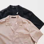 画像をギャラリービューアに読み込む, oak + fort オークアンドフォート グレー 半袖 開襟 オープンカラーシャツ GRAY S/S OPEN COLLAR SHIRTS