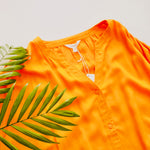 画像をギャラリービューアに読み込む, スプレンディッド オレンジ 半袖 ブラウス カットソー SPLENDID ORANGE S/S BLOUSE WOMENS