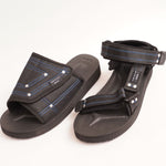 画像をギャラリービューアに読み込む, スイコック×ジョンエリオット ブラック サンダル SUICOKE×JOHN ELLIOTT SAW CABJE B BLACK