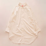 画像をギャラリービューアに読み込む, アドラーブル 琵琶晒し染め オフホワイト ロングシャツ シャツワンピース ロングコットンシャツジャケットADOLUVLE ORIGINAL BIWA-SARASHI-ZOME OFF WHITE COTTON SHIRT-DRESS LONG SLEEVE DRESS