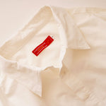 画像をギャラリービューアに読み込む, アドラーブル 琵琶晒し染め オフホワイト ロングシャツ シャツワンピース ロングコットンシャツジャケットADOLUVLE ORIGINAL BIWA-SARASHI-ZOME OFF WHITE COTTON SHIRT-DRESS LONG SLEEVE DRESS