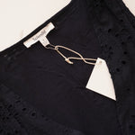 画像をギャラリービューアに読み込む, スプレンディッド ネイビー Vネック バーディ アイレットドレス ワンピース SPLENDID NAVY V-NECK BIRDIE EYELET DRESS WOMENS