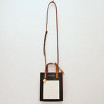 画像をギャラリービューアに読み込む, マークジェイコブス ブラック ブラウン ホワイト レザーショルダー&ミニトートバッグ MARC JACOBS BLACK BROWN WHITE LEATHER SHOULDER & MINI TOTE BAG WOMENS